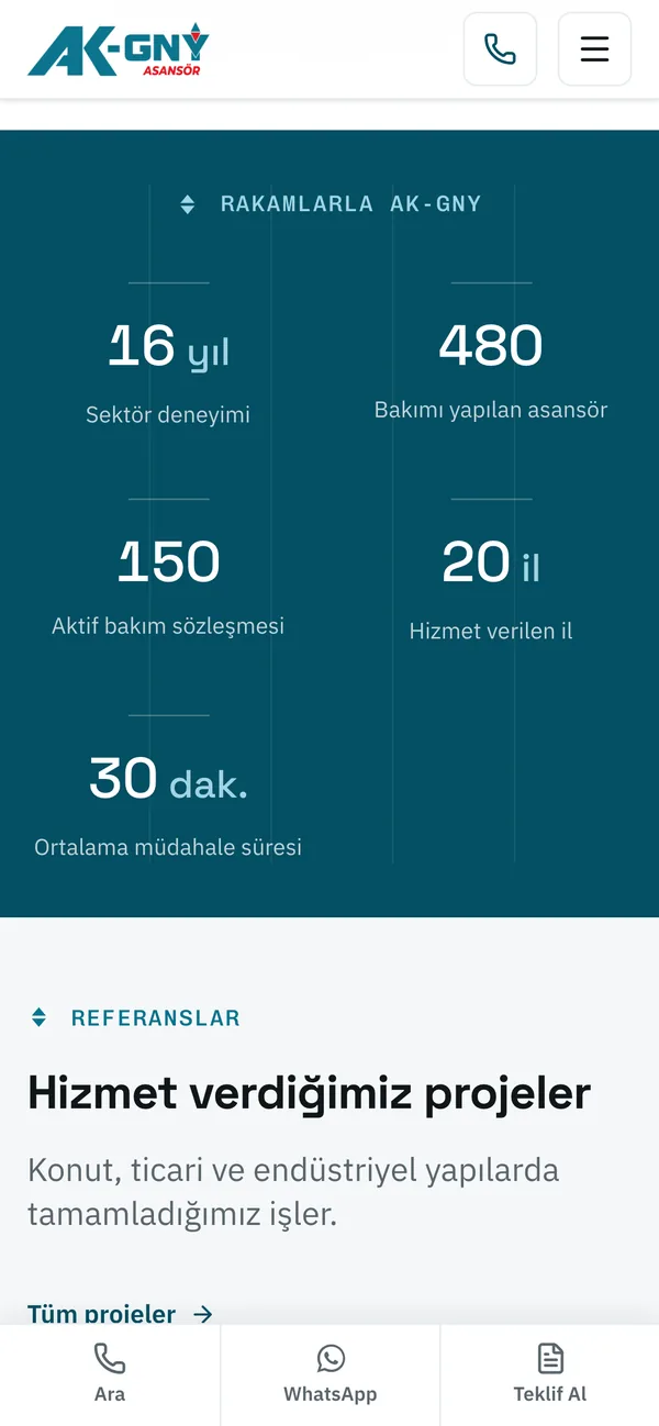 Mobil rakamlar bölümü