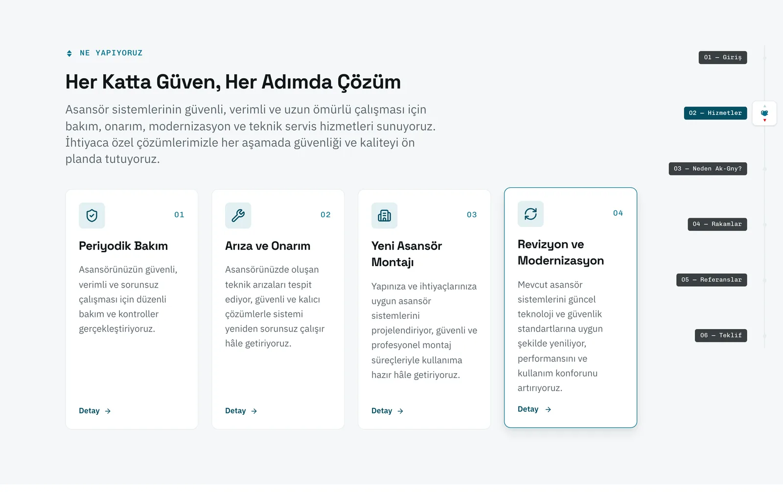 Hizmetler katı