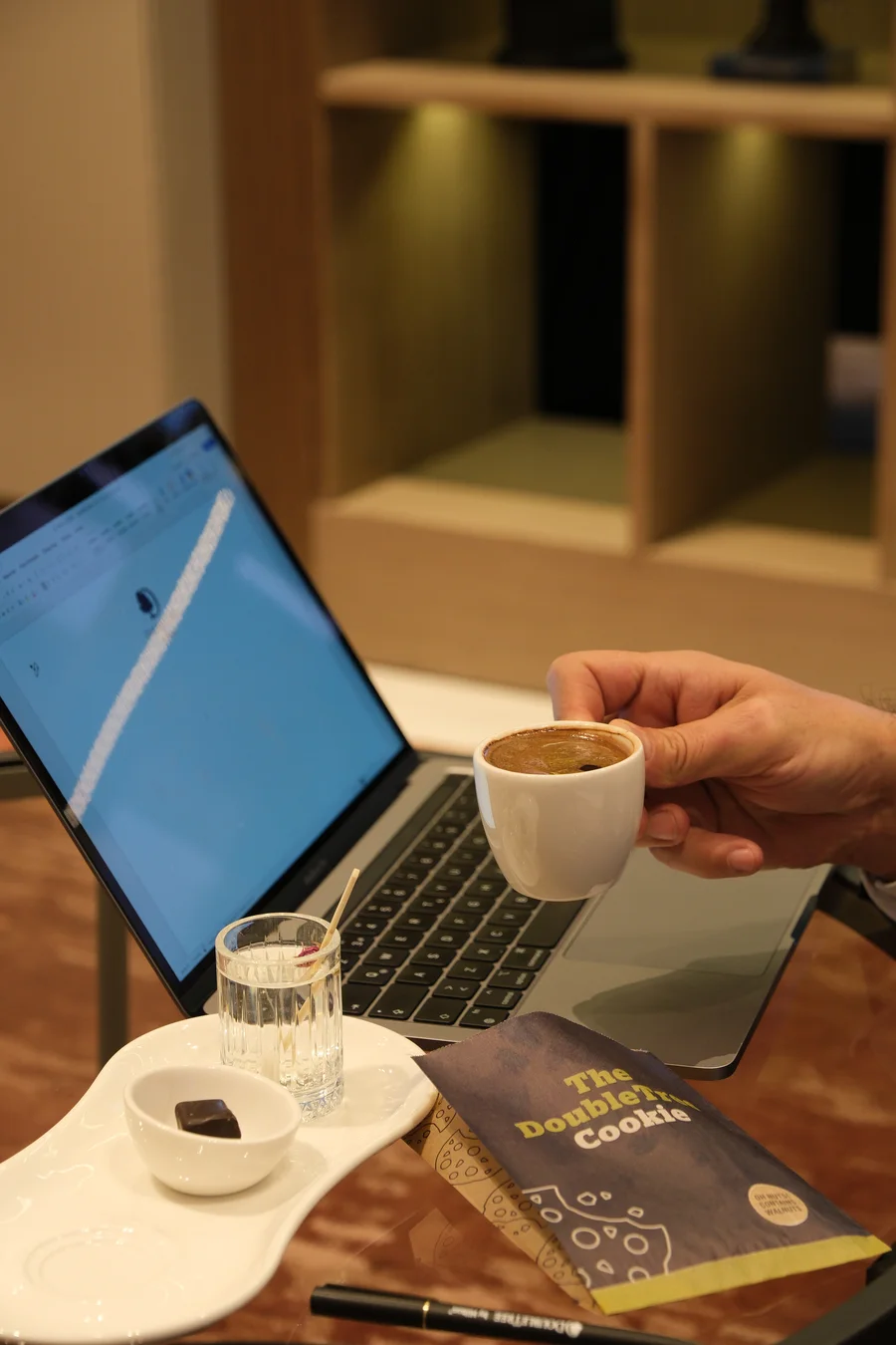 DoubleTree Yomra, kahve ve kurabiye