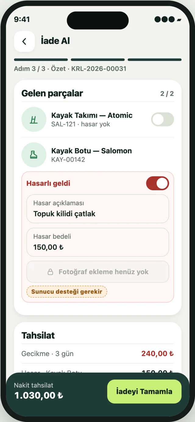 Lizgo mobil uygulama ekranı