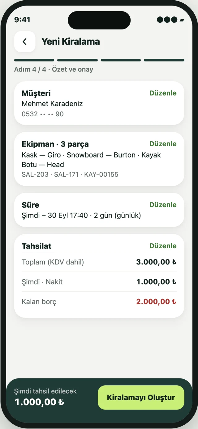 Lizgo mobil uygulama ekranı
